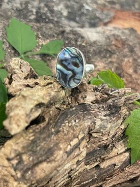 Abalone Shell 925 Sterling Silver Ring